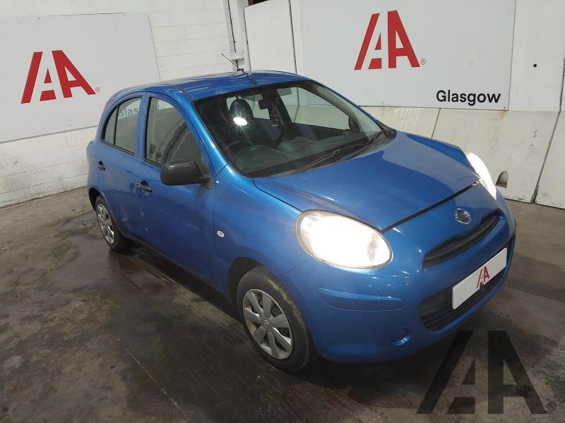 2012 NISSAN MICRA VISIA 1198cc PETROL MANUAL 5 Speed 5 DOOR HATCHBACK