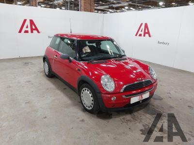 Image of 2003 MINI HATCH ONE 1598cc PETROL MANUAL 5 Speed 3 DOOR HATCHBACK