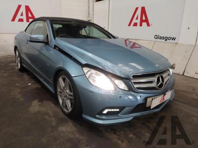 Image of 2011 MERCEDES E-CLASS E220 CDI BLUEEFFICIENCY SPORT 2143cc TURBO DIESEL AUTOMATIC 2 DOOR CONVERTIBLE