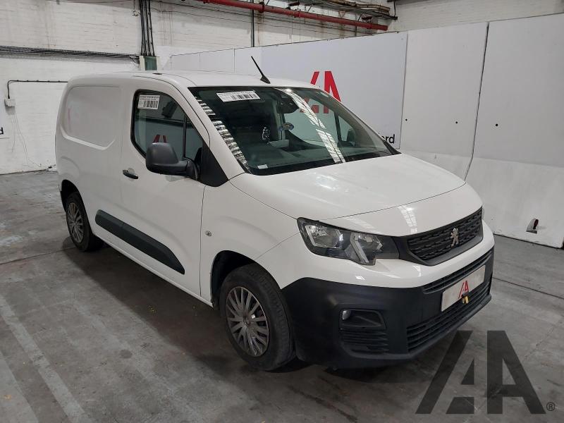 2019 PEUGEOT PARTNER BLUEHDI PROFESSIONAL L1 1560cc TURBO DIESEL MANUAL 5 Speed PANEL VAN