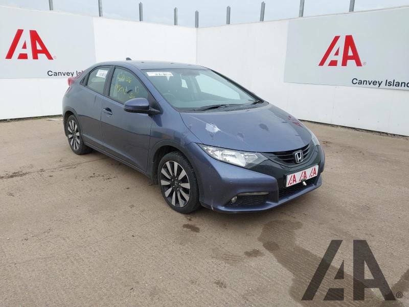 2014 HONDA CIVIC I-VTEC SE PLUS 1798cc PETROL AUTOMATIC 5 Speed 5 DOOR HATCHBACK