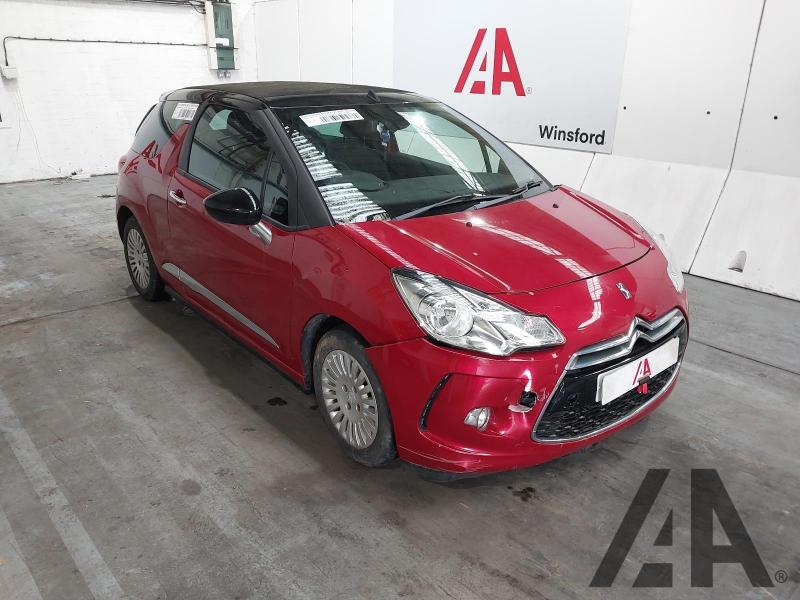 2014 CITROEN DS3 E-HDI AIRDREAM DSTYLE PLUS 1560cc TURBO DIESEL MANUAL 5 Speed 3 DOOR CONVERTIBLE