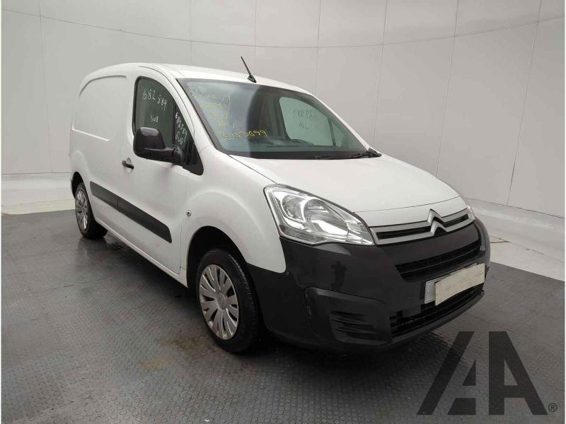 2016 CITROEN BERLINGO 625 ENTERPRISE L1 BLUEHDI 1560cc TURBO DIESEL MANUAL 5 Speed PANEL VAN