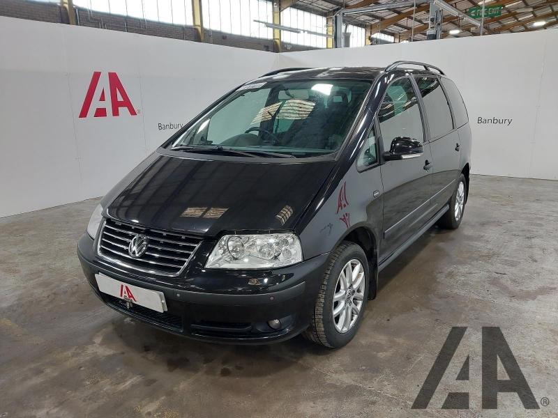 2005 VOLKSWAGEN SHARAN SE TDI 1896cc TURBO DIESEL MANUAL 6 Speed 5 DOOR MPV
