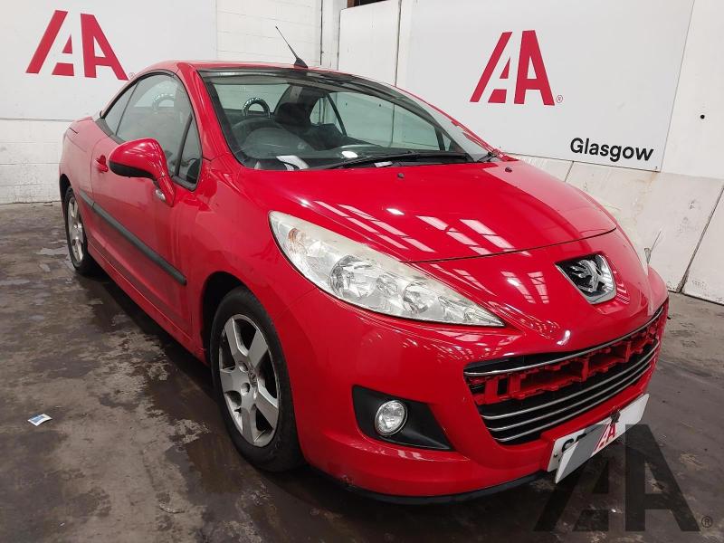 2009 PEUGEOT 207 CC GT SPORT 1560cc TURBO DIESEL MANUAL 5 Speed 2 DOOR CONVERTIBLE