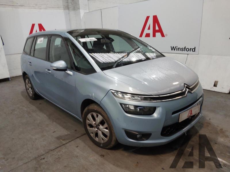 2014 CITROEN C4 PICASSO GRAND E-HDI AIRDREAM VTR PLUS 1560cc TURBO DIESEL MANUAL 6 Speed 5 DOOR MPV