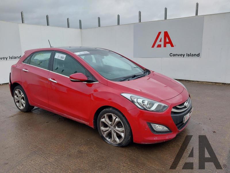 2013 HYUNDAI I30 CRDI PREMIUM 1582cc TURBO DIESEL AUTOMATIC 6 Speed 5 DOOR HATCHBACK