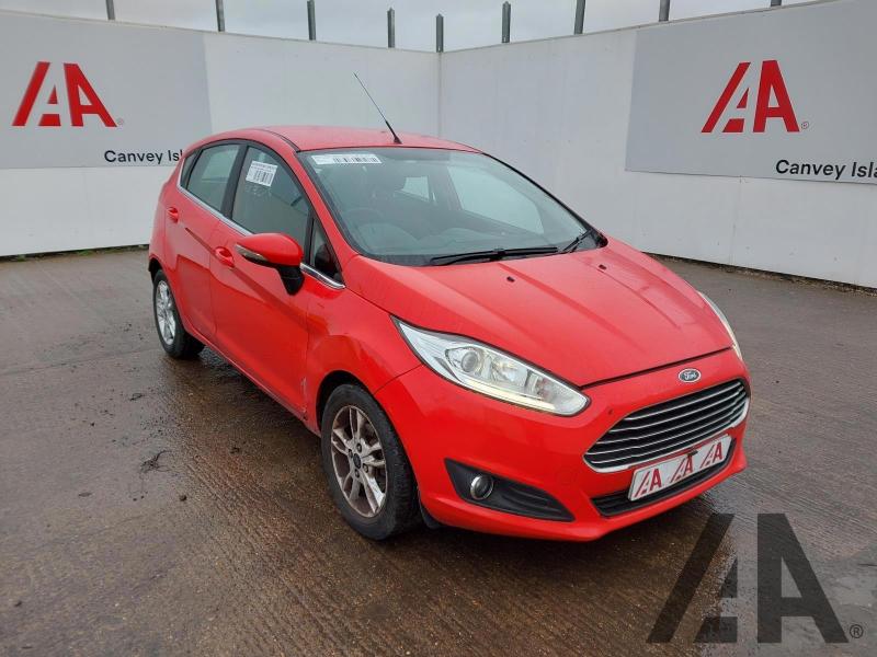 2015 FORD FIESTA ZETEC 998cc TURBO PETROL MANUAL 5 Speed 5 DOOR HATCHBACK