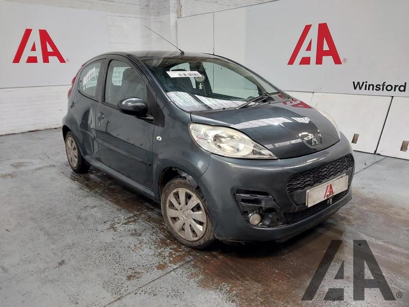 2012 PEUGEOT 107 ACTIVE 998cc PETROL MANUAL 5 Speed 5 DOOR HATCHBACK