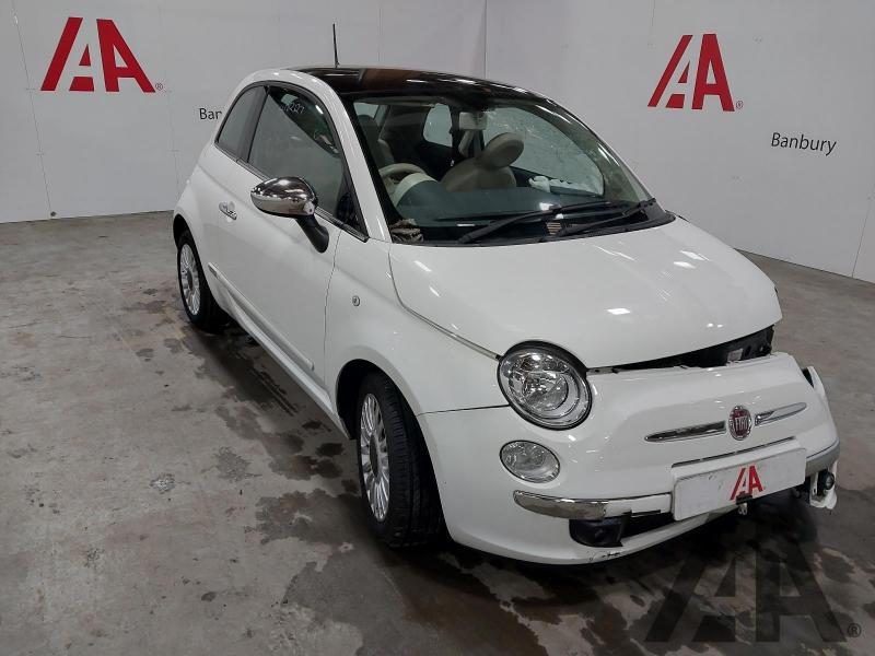 2013 FIAT 500 LOUNGE 1242cc PETROL MANUAL 3 DOOR HATCHBACK