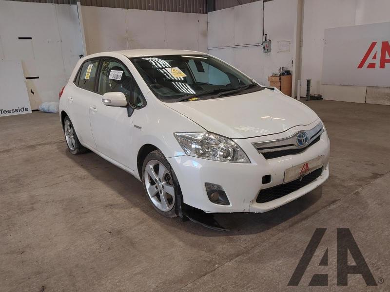 2011 TOYOTA AURIS T SPIRIT 1797cc PETROL/ELECTRIC CVT 1 Speed 5 DOOR HATCHBACK