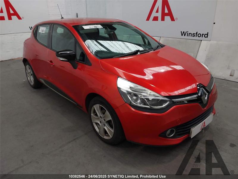 2014 RENAULT CLIO DYNAMIQUE MEDIANAV 1149cc PETROL MANUAL 5 Speed 5 DOOR HATCHBACK