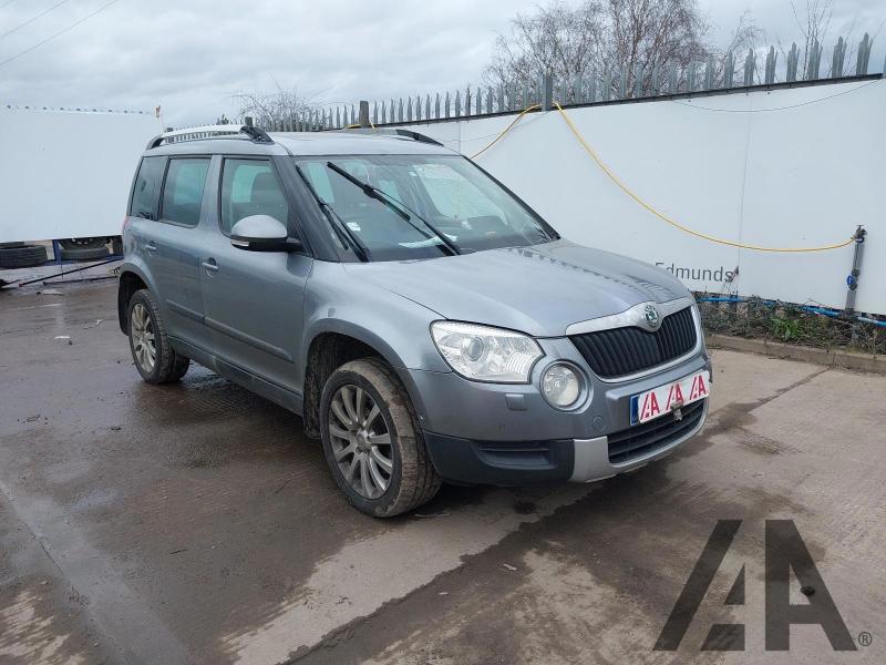 2010 SKODA YETI ELEGANCE TDI CR 170 1968cc TURBO DIESEL MANUAL 5 DOOR HATCHBACK