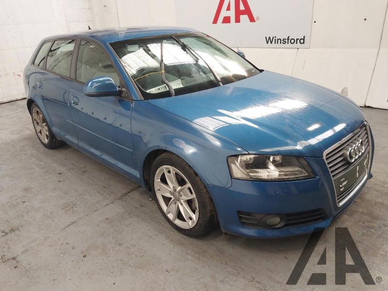 2010 AUDI A3 SPORTBACK TDI SPORT 1968cc TURBO DIESEL MANUAL 6 Speed 5 DOOR HATCHBACK