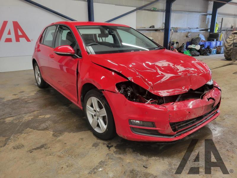 2015 VOLKSWAGEN GOLF MATCH TDI BLUEMOTION TECHNOLOG 1598cc TURBO DIESEL MANUAL 5 Speed 5 DOOR HATCHBACK