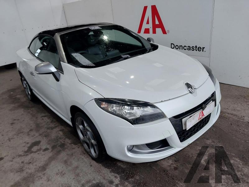 2012 RENAULT MEGANE GT LINE TOMTOM DCI 1995cc TURBO DIESEL MANUAL 6 Speed 2 DOOR CONVERTIBLE