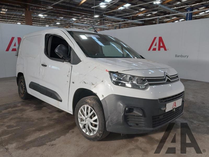 2020 CITROEN BERLINGO 1000 ENTERPRISE M BLUEHDI S/S 1499cc TURBO DIESEL AUTOMATIC 3 DOOR PANEL VAN