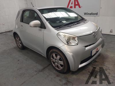 2009 TOYOTA IQ VVT-I IQ 998cc PETROL MANUAL 5 Speed 3 DOOR HATCHBACK