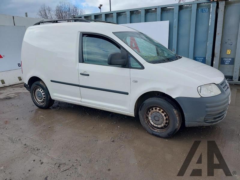 2007 VOLKSWAGEN CADDY C20 SDI 1968cc TURBO DIESEL MANUAL 5 DOOR PANEL VAN