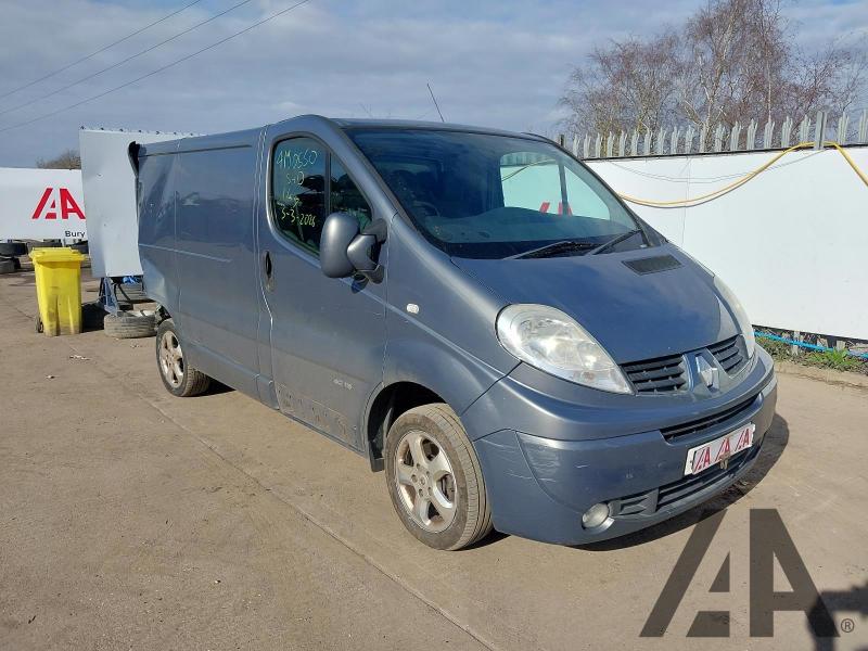 2010 RENAULT TRAFIC SL27 SPORT DCI S/R 1996cc TURBO DIESEL MANUAL 6 Speed PANEL VAN