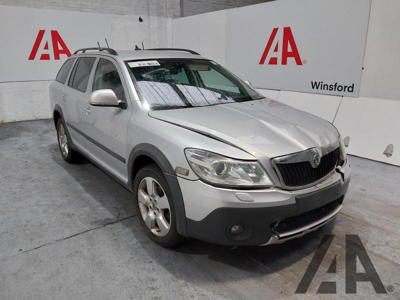 2010 SKODA OCTAVIA SCOUT TDI 1968cc TURBO DIESEL MANUAL 6 Speed 5 DOOR ESTATE
