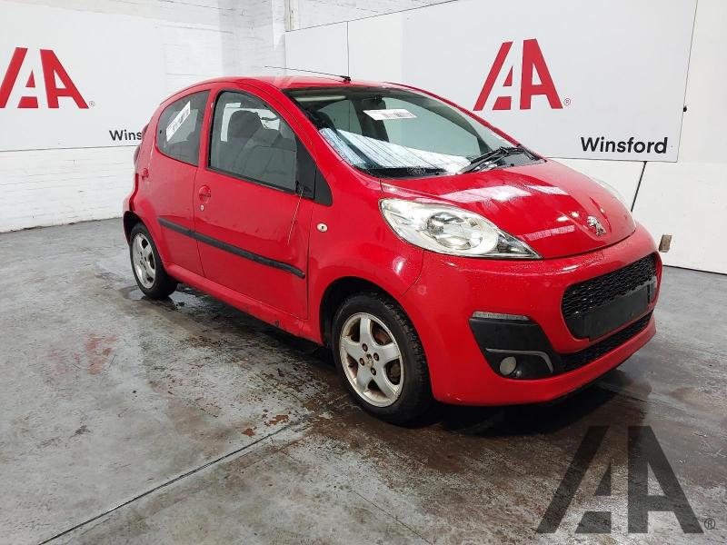 2013 PEUGEOT 107URE 998cc PETROL MANUAL 5 Speed 5 DOOR HATCHBACK