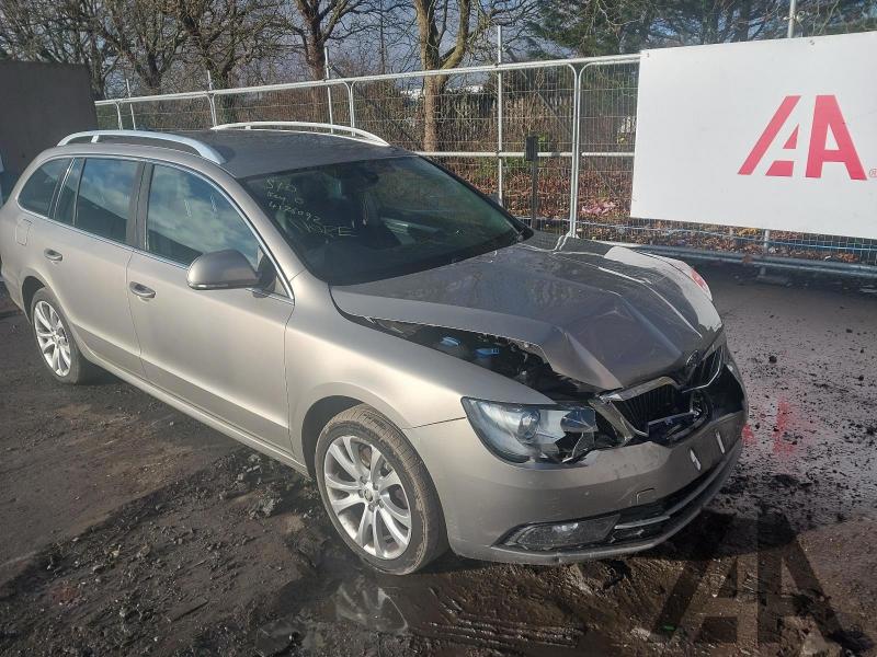 2014 SKODA SUPERB SE TDI CR DSG 1968cc TURBO DIESEL SEMI AUTO 5 DOOR ESTATE