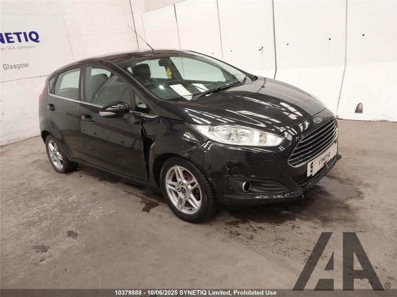 2013 FORD FIESTA ZETEC 1242cc PETROL MANUAL 5 Speed 5 DOOR HATCHBACK