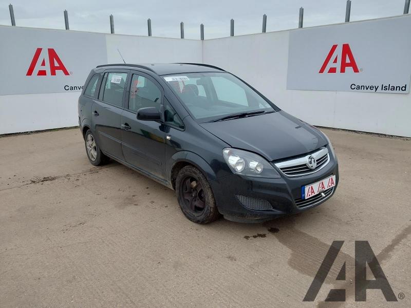 2013 VAUXHALL ZAFIRA EXCLUSIV 1598cc PETROL MANUAL 5 DOOR MPV