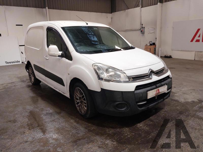 2012 CITROEN BERLINGO 850 LX L1 HDI 1560cc TURBO DIESEL MANUAL 5 Speed PANEL VAN