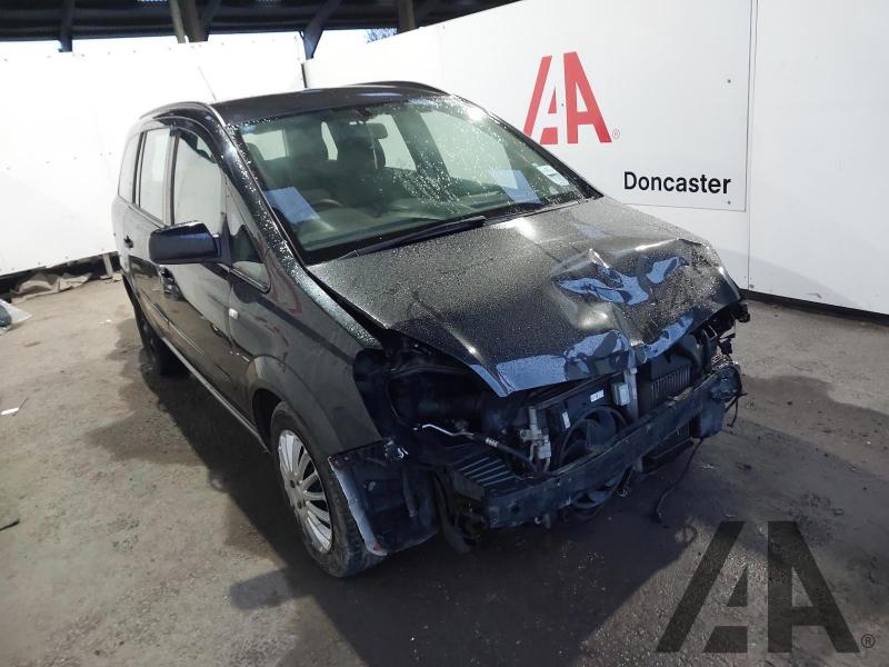 2013 VAUXHALL ZAFIRA EXCLUSIV CDTI ECOFLEX 1686cc TURBO DIESEL MANUAL 5 DOOR MPV