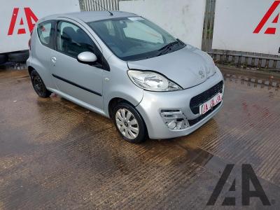 Image of 2012 PEUGEOT 107 ACTIVE 998cc PETROL MANUAL 5 Speed 3 DOOR HATCHBACK
