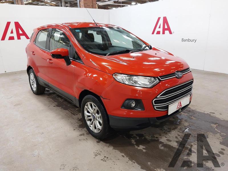 2016 FORD ECOSPORT ZETEC 999cc TURBO PETROL MANUAL 5 DOOR HATCHBACK