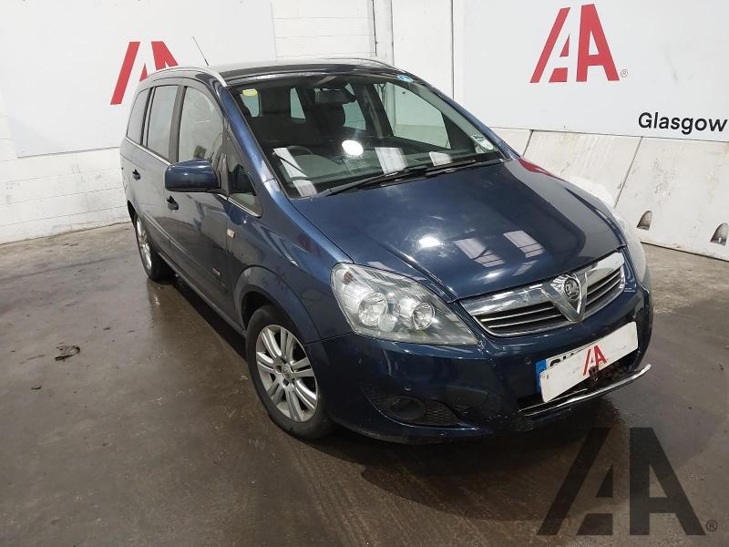 2012 VAUXHALL ZAFIRA DESIGN 1598cc PETROL MANUAL 5 DOOR MPV