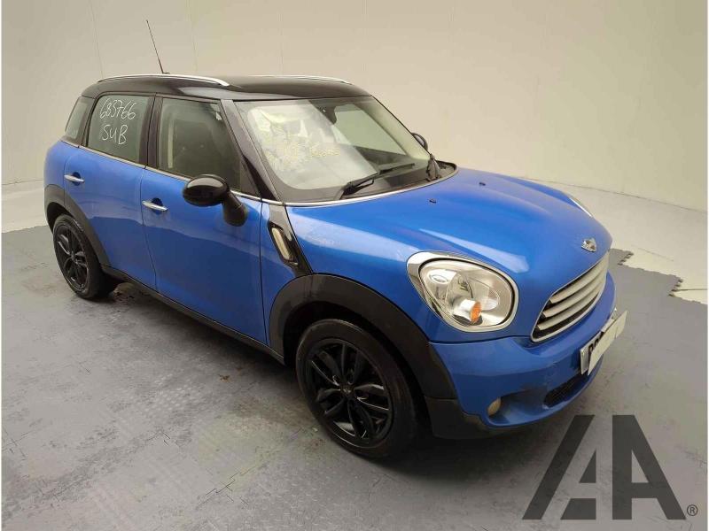 2012 MINI COUNTRYMAN COOPER D 1598cc TURBO DIESEL MANUAL 6 Speed 5 DOOR HATCHBACK