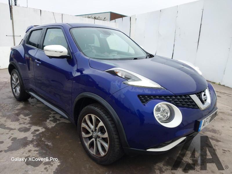 2017 NISSAN JUKE TEKNA DIG-T 1618cc TURBO PETROL MANUAL 5 DOOR HATCHBACK