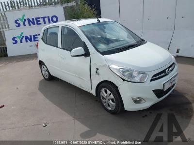 Image of 2011 HYUNDAI I10 ACTIVE 1248cc PETROL MANUAL 5 Speed 5 DOOR HATCHBACK