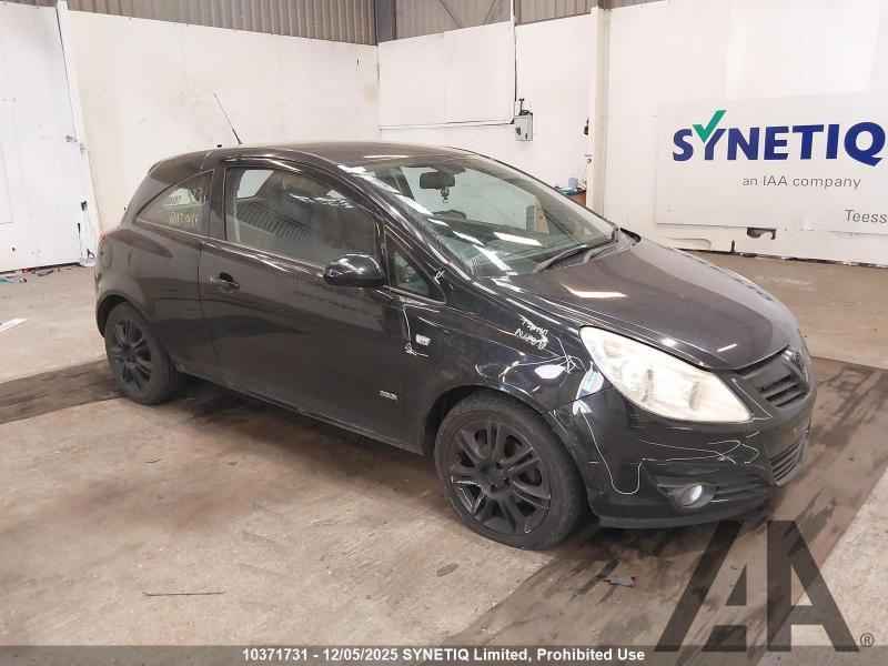 2008 VAUXHALL CORSA DESIGN 1364cc PETROL MANUAL 5 Speed 3 DOOR HATCHBACK