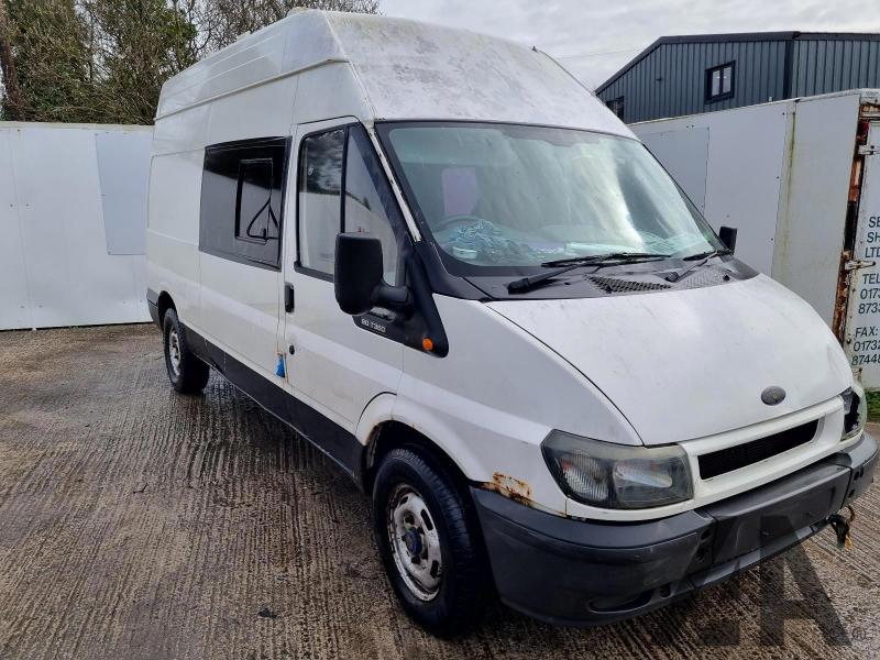 2005 FORD TRANSIT 350 LWB SHR 2402cc TURBO DIESEL MANUAL 5 DOOR PANEL VAN