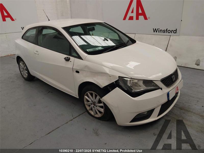 2012 SEAT IBIZA SE 1390cc PETROL MANUAL 5 Speed 3 DOOR HATCHBACK