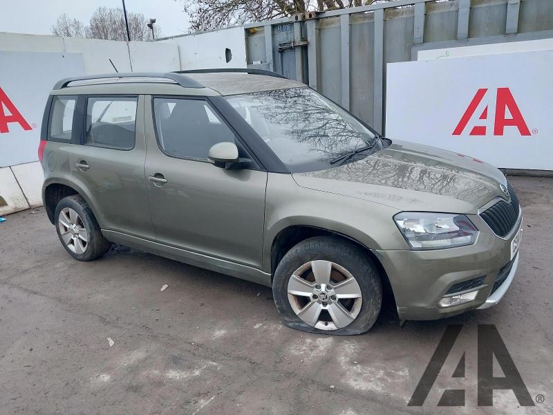 2014 SKODA YETI S TSI 1197cc TURBO PETROL MANUAL 5 DOOR HATCHBACK