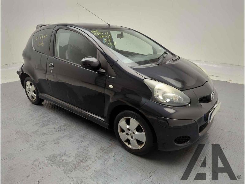 2010 TOYOTA AYGO BLACK VVT-I 998cc PETROL MANUAL 3 DOOR HATCHBACK