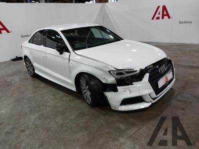 Image of 2017 AUDI A3 TDI S LINE BLACK EDITION 1968cc TURBO DIESEL SEMI AUTO 6 Speed 4 DOOR SALOON