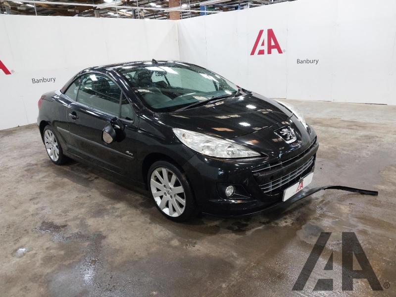2010 PEUGEOT 207 CCURE 1598cc PETROL MANUAL 5 Speed 2 DOOR CONVERTIBLE