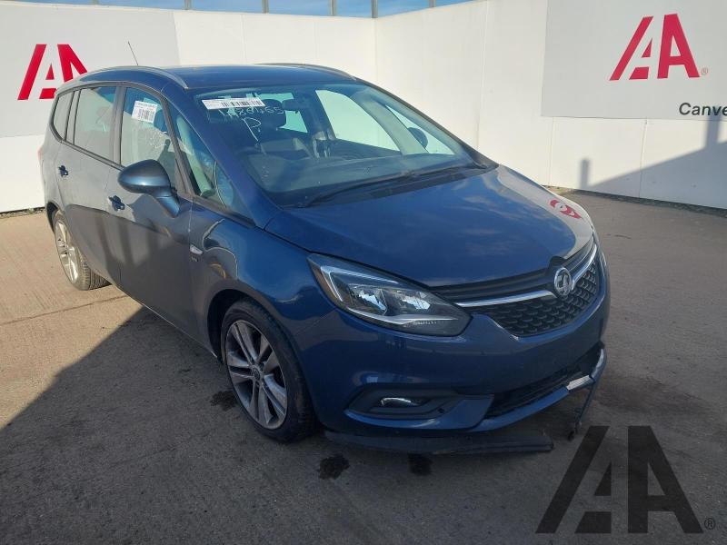 2017 VAUXHALL ZAFIRA TOURER SRI 1364cc TURBO PETROL MANUAL 5 DOOR MPV