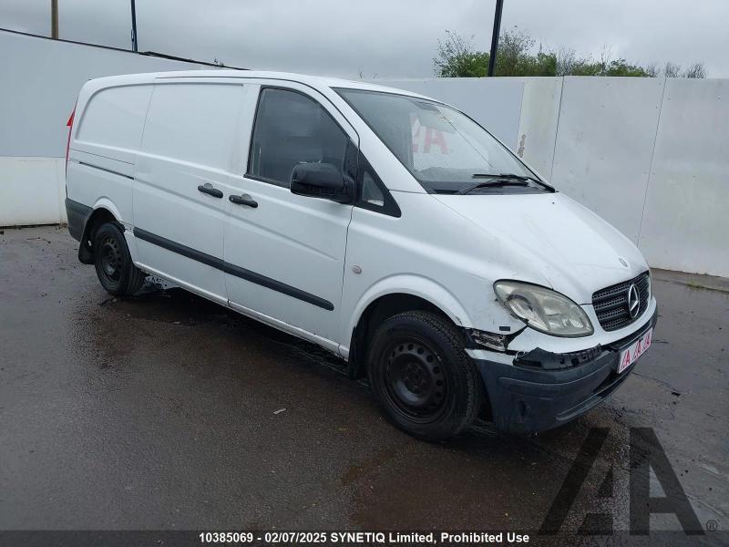 2009 MERCEDES VITO 109 CDI LONG SWB 2148cc TURBO DIESEL MANUAL PANEL VAN