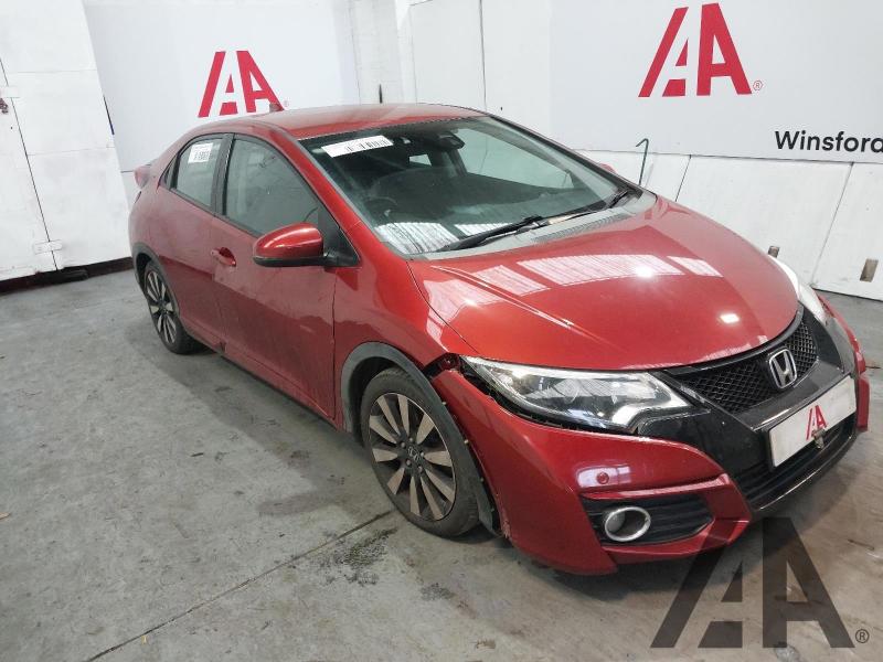 2016 HONDA CIVIC I-VTEC SE PLUS NAVI 1339cc PETROL MANUAL 6 Speed 5 DOOR HATCHBACK