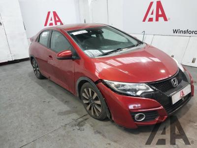 Image of 2016 HONDA CIVIC I-VTEC SE PLUS NAVI 1339cc PETROL MANUAL 6 Speed 5 DOOR HATCHBACK