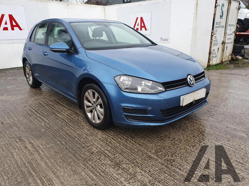 2014 VOLKSWAGEN GOLF SE TDI BLUEMOTION TECHNOLOGY 1598cc TURBO DIESEL MANUAL 5 Speed 5 DOOR HATCHBACK