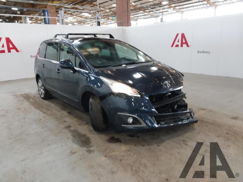 2015 PEUGEOT 5008 BLUE HDI S/SURE 1560cc TURBO DIESEL AUTOMATIC 6 Speed 5 DOOR MPV